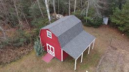 red barn roof