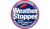 weather stopper badge